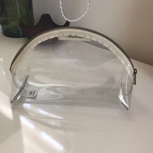 Madewell small crystalline half moon pouch